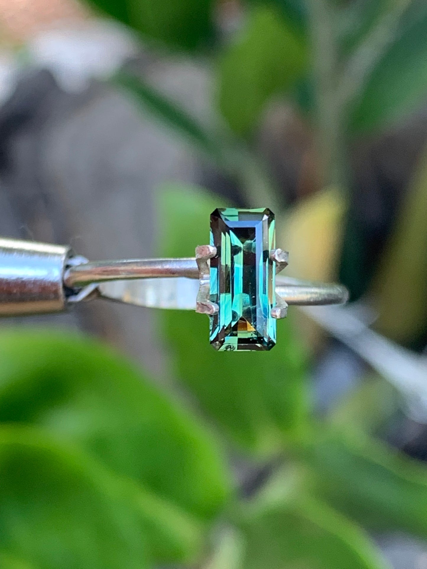 1.12ct Light Green Australian Sapphire