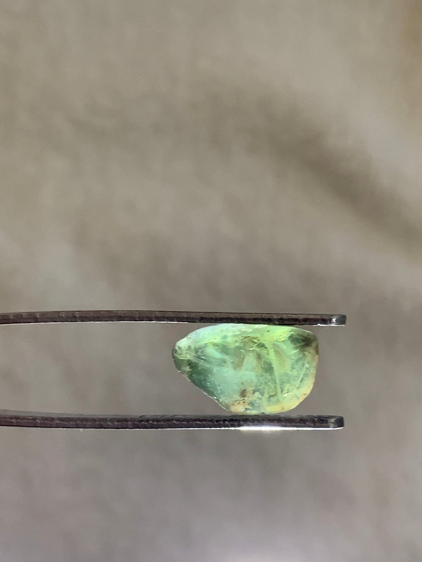 1.7ct Light Green Australian Sapphire