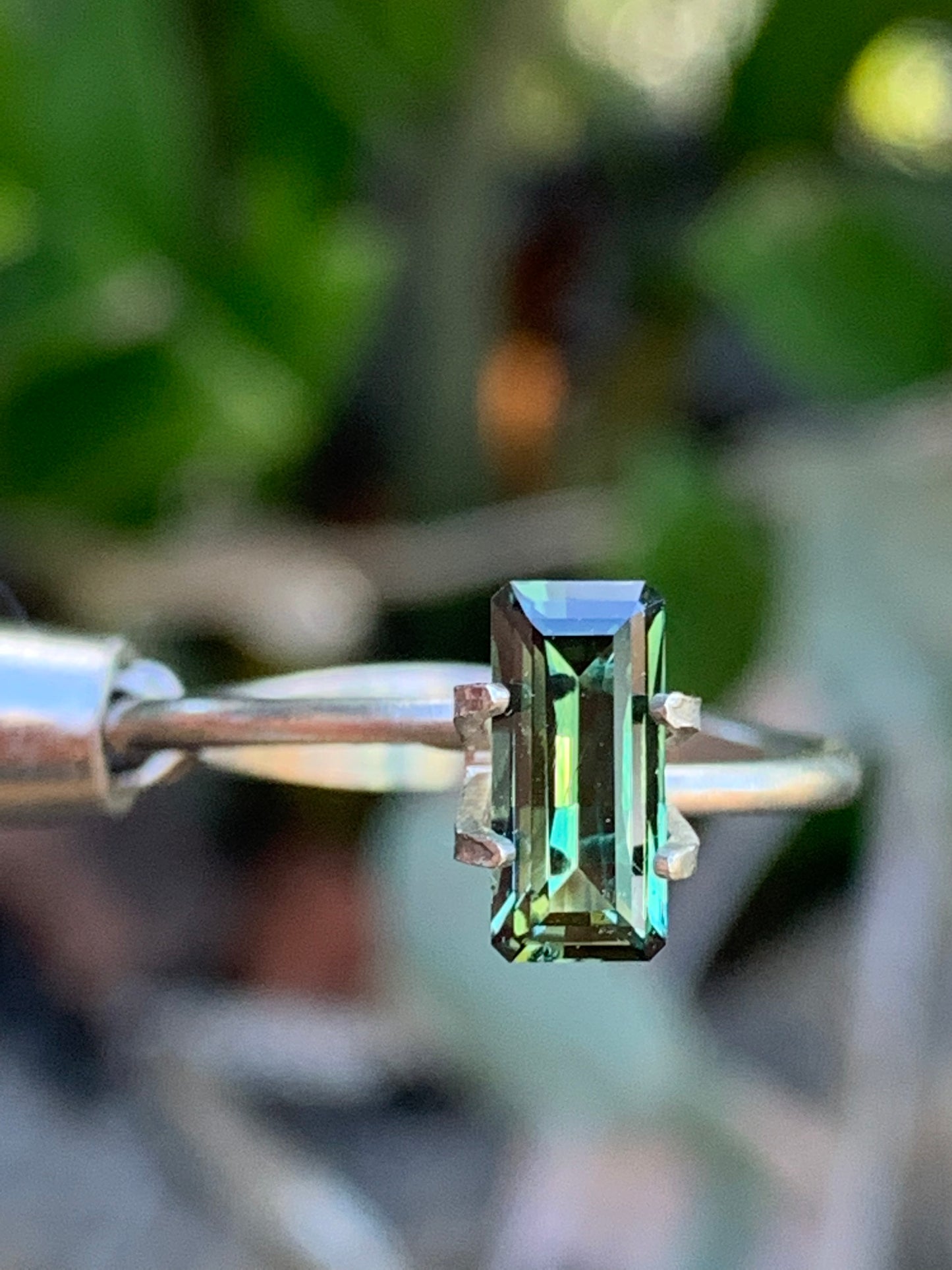 1.12ct Light Green Australian Sapphire