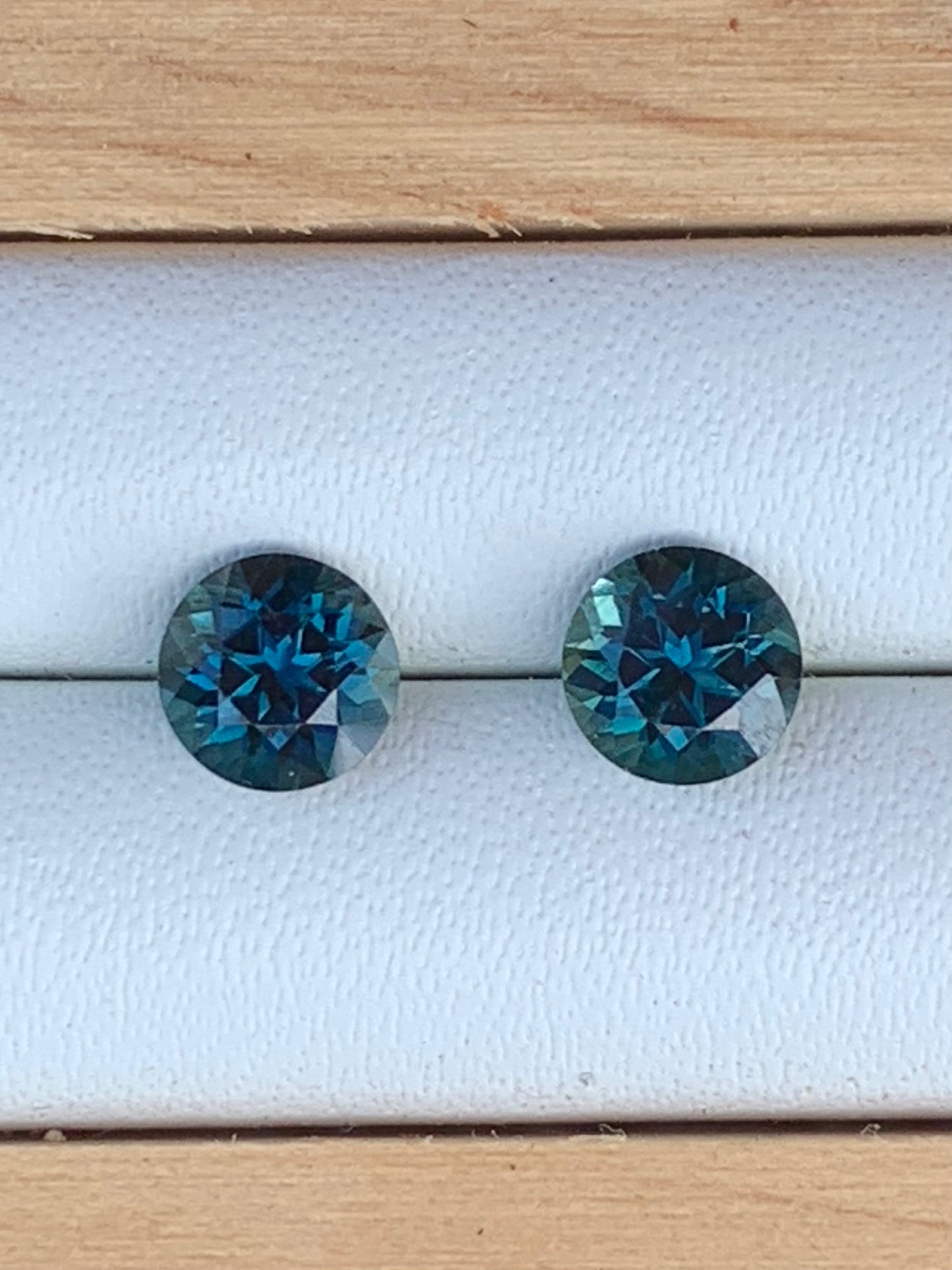 5mm Blue Australian Sapphire Earring Pairs