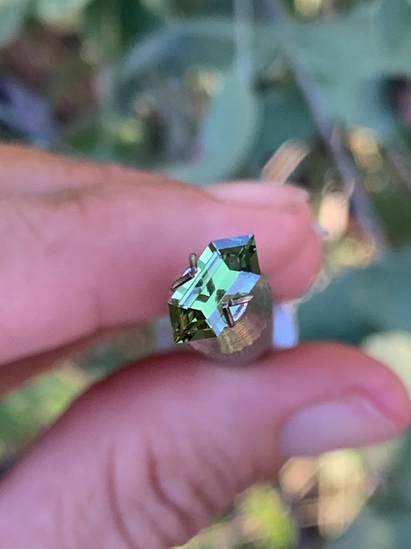 .77ct Light Green Australian Sapphire