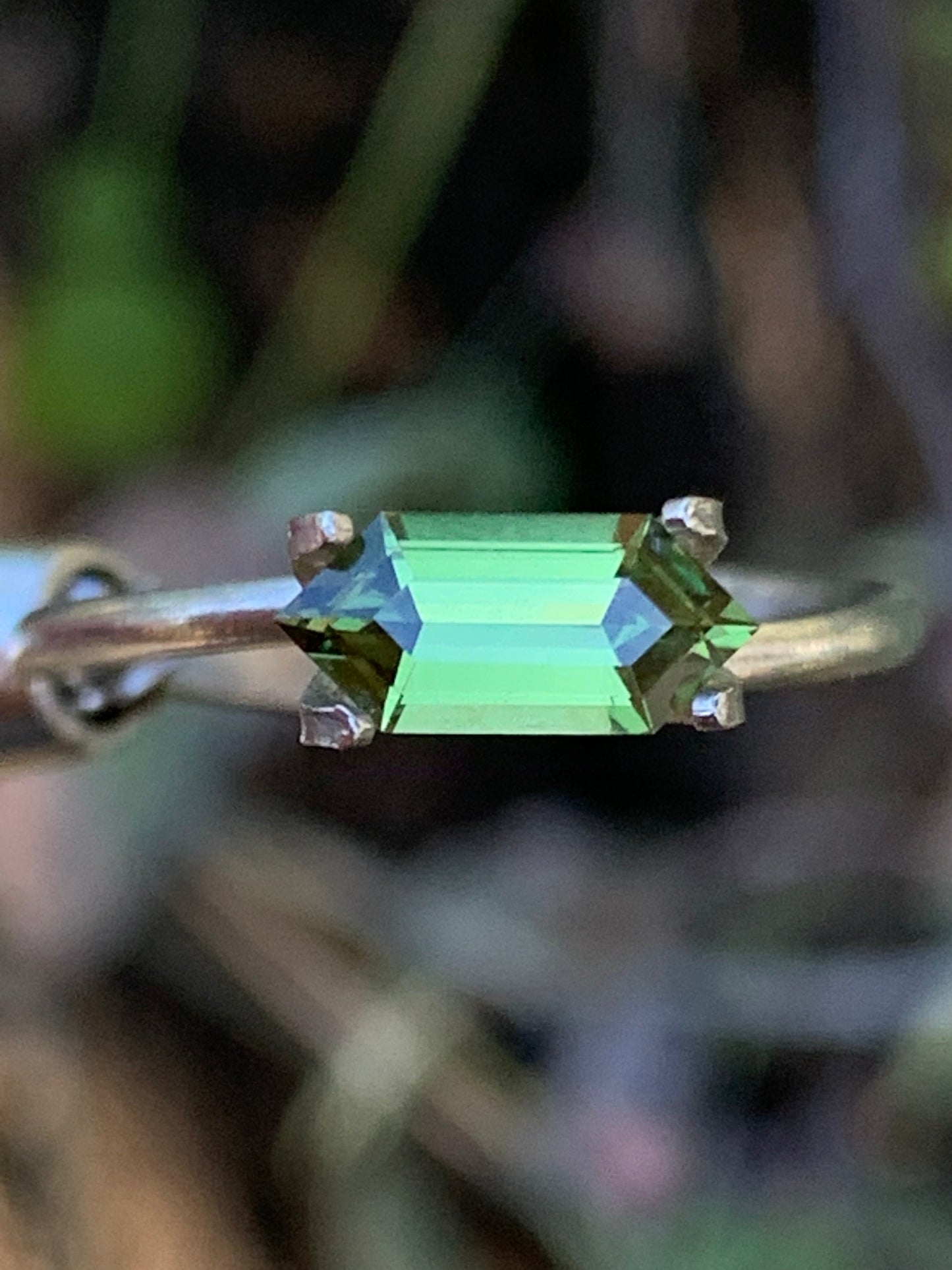.77ct Light Green Australian Sapphire