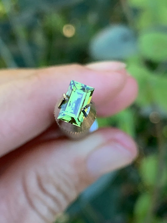 .87ct Light Green/Yellow Australian Sapphire