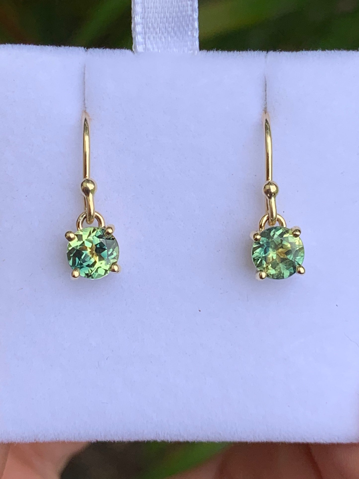 1.78ct Australian Parti Sapphire Drop Earrings