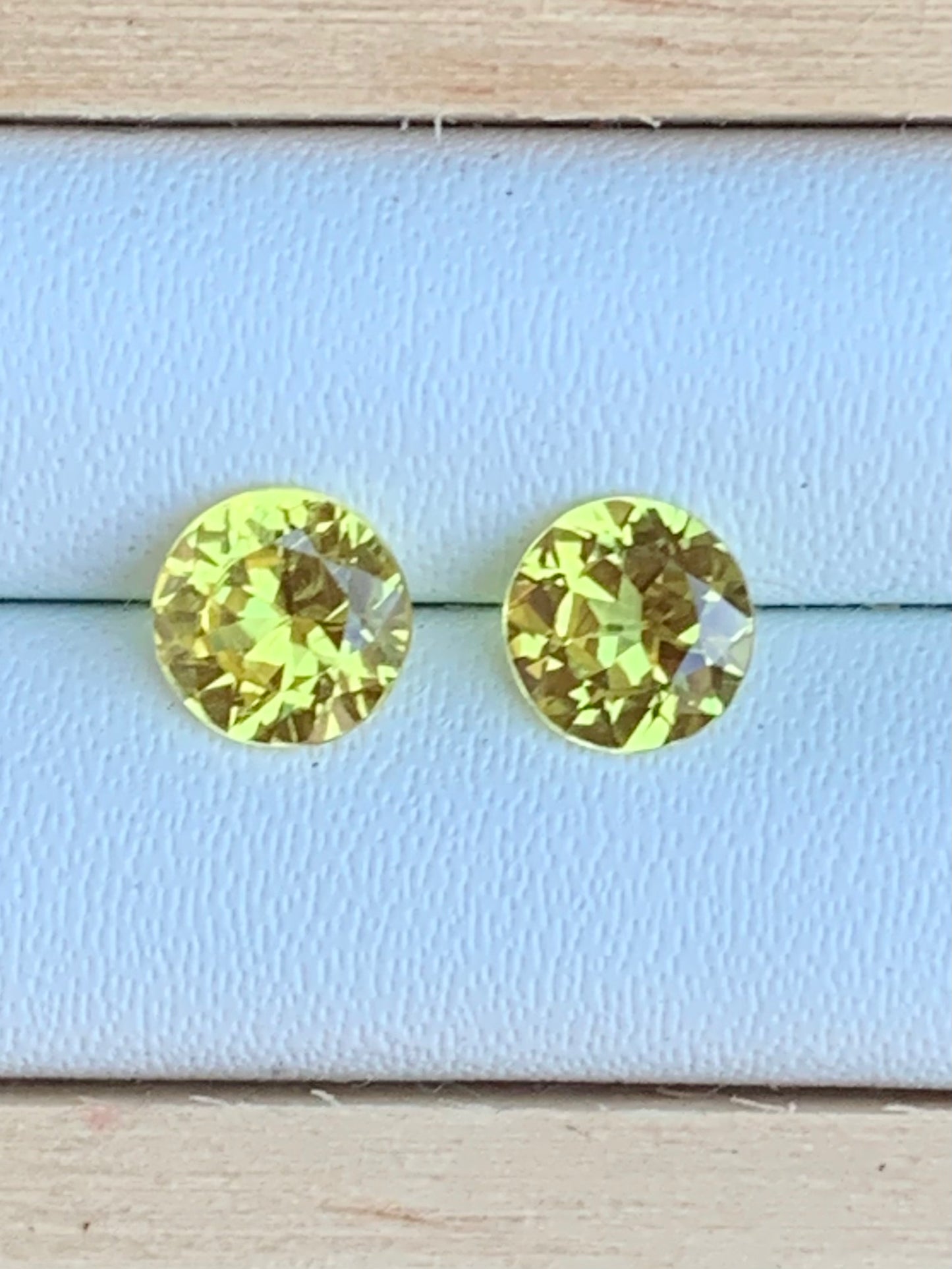 Yellow Sapphire Earrings