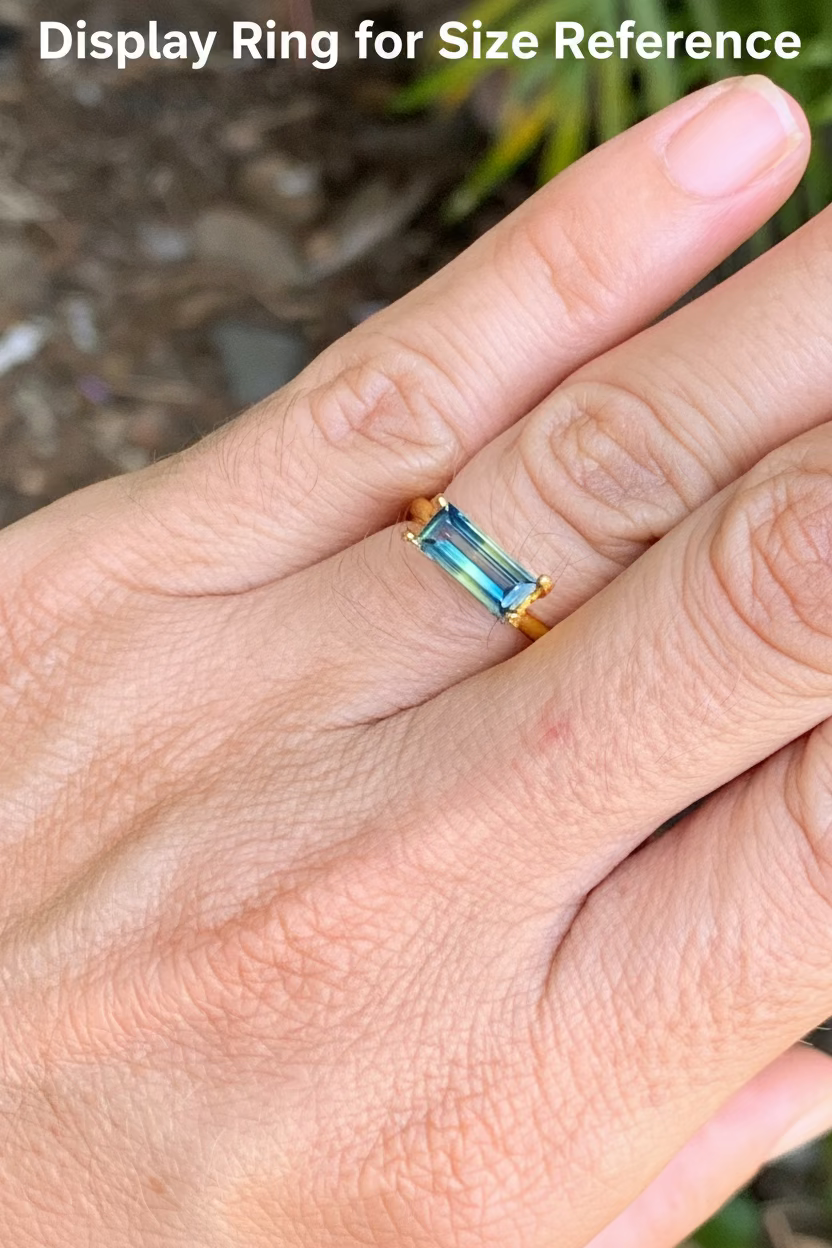1.3ct Bi-Colour Australian Parti Sapphire