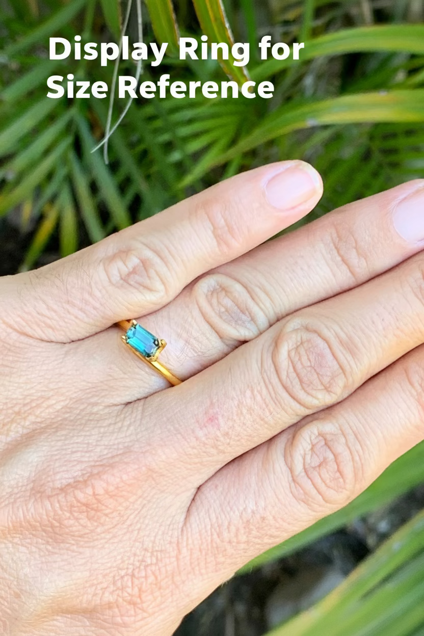 0.86ct Teal Australian Sapphire