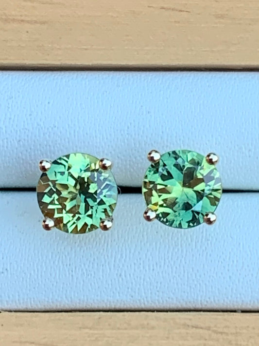 Australian Parti Sapphire Stud Earrings