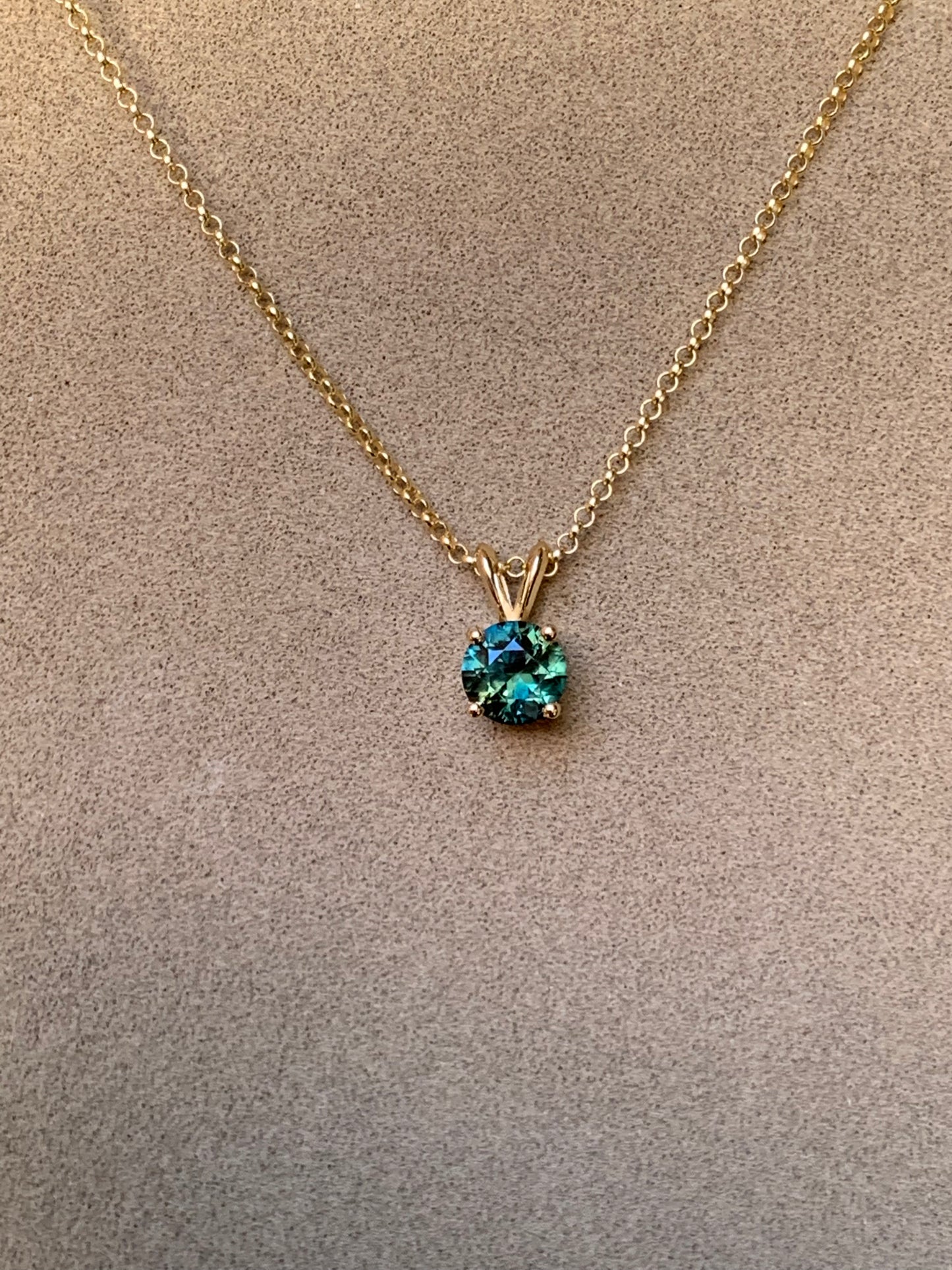 Australian Parti Sapphire Necklace