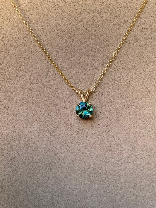 Australian Parti Sapphire Necklace