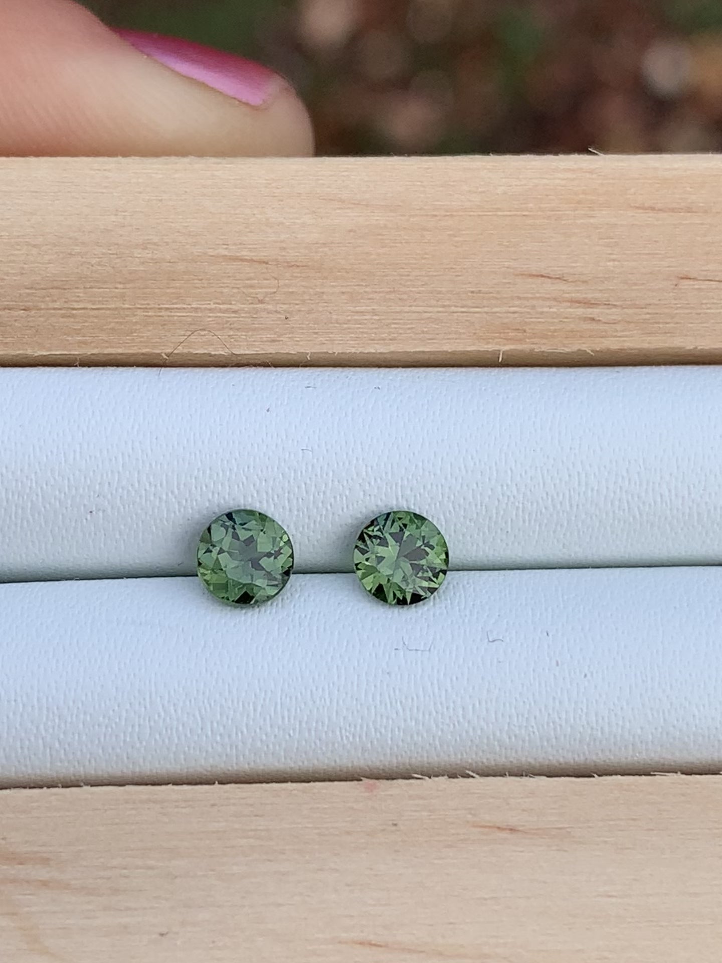 Australian sapphire earrings
