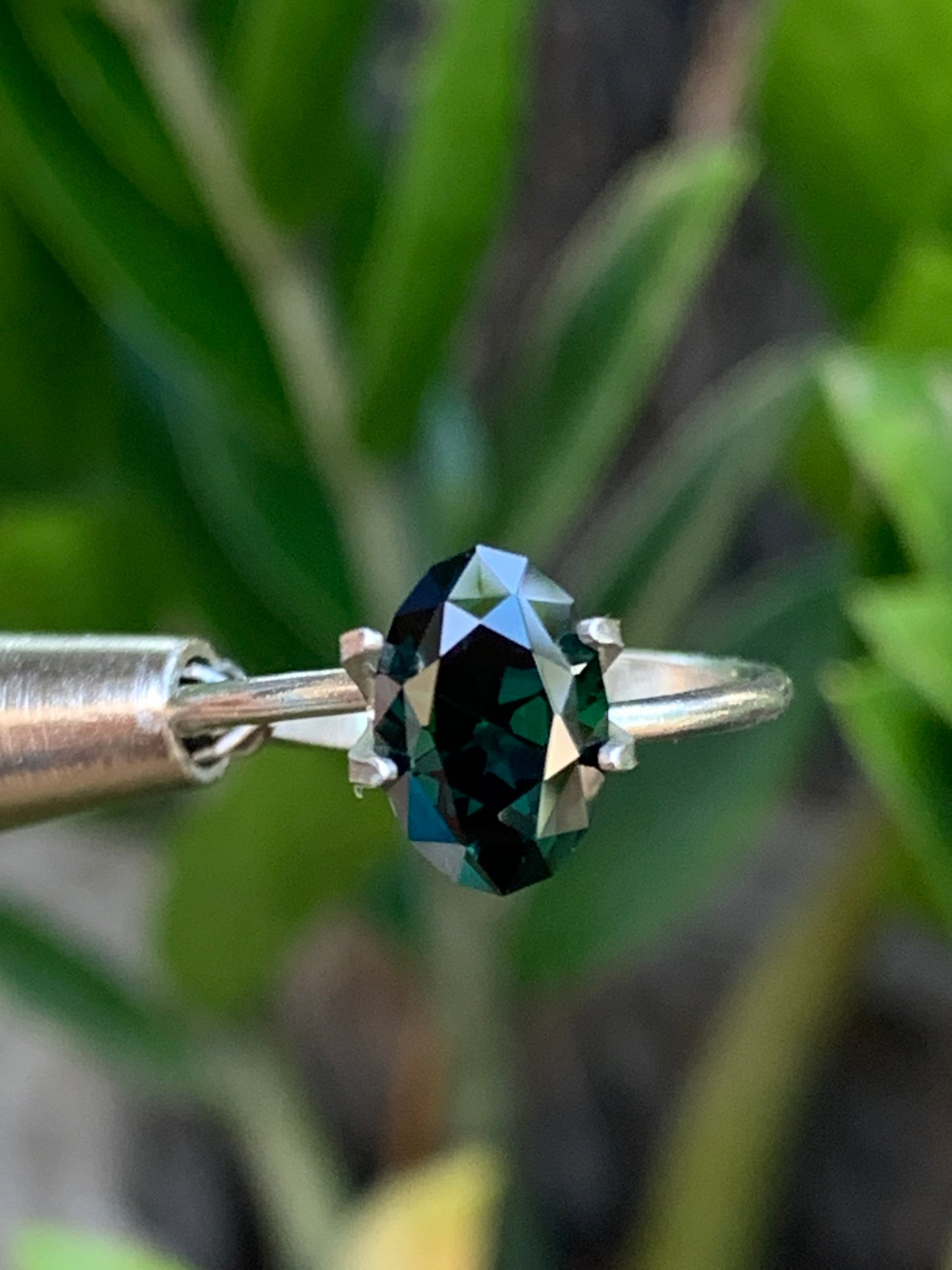 2.89ct Green Australian Sapphire