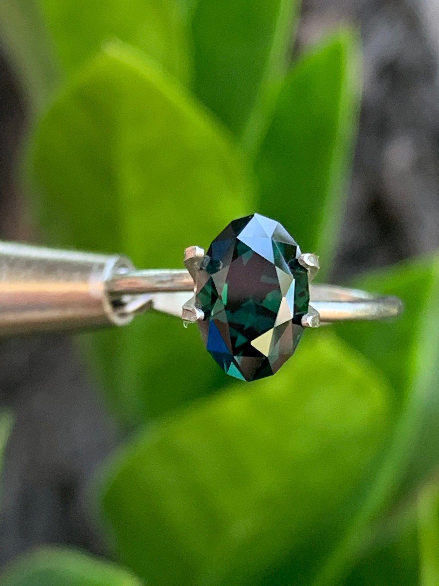 2.89ct Green Australian Sapphire