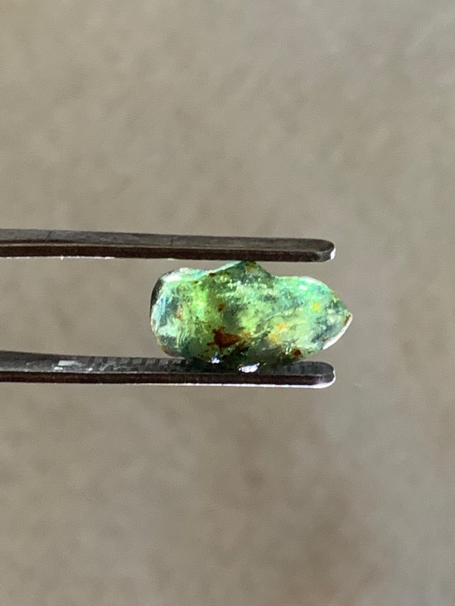 1.12ct Light Green Australian Sapphire