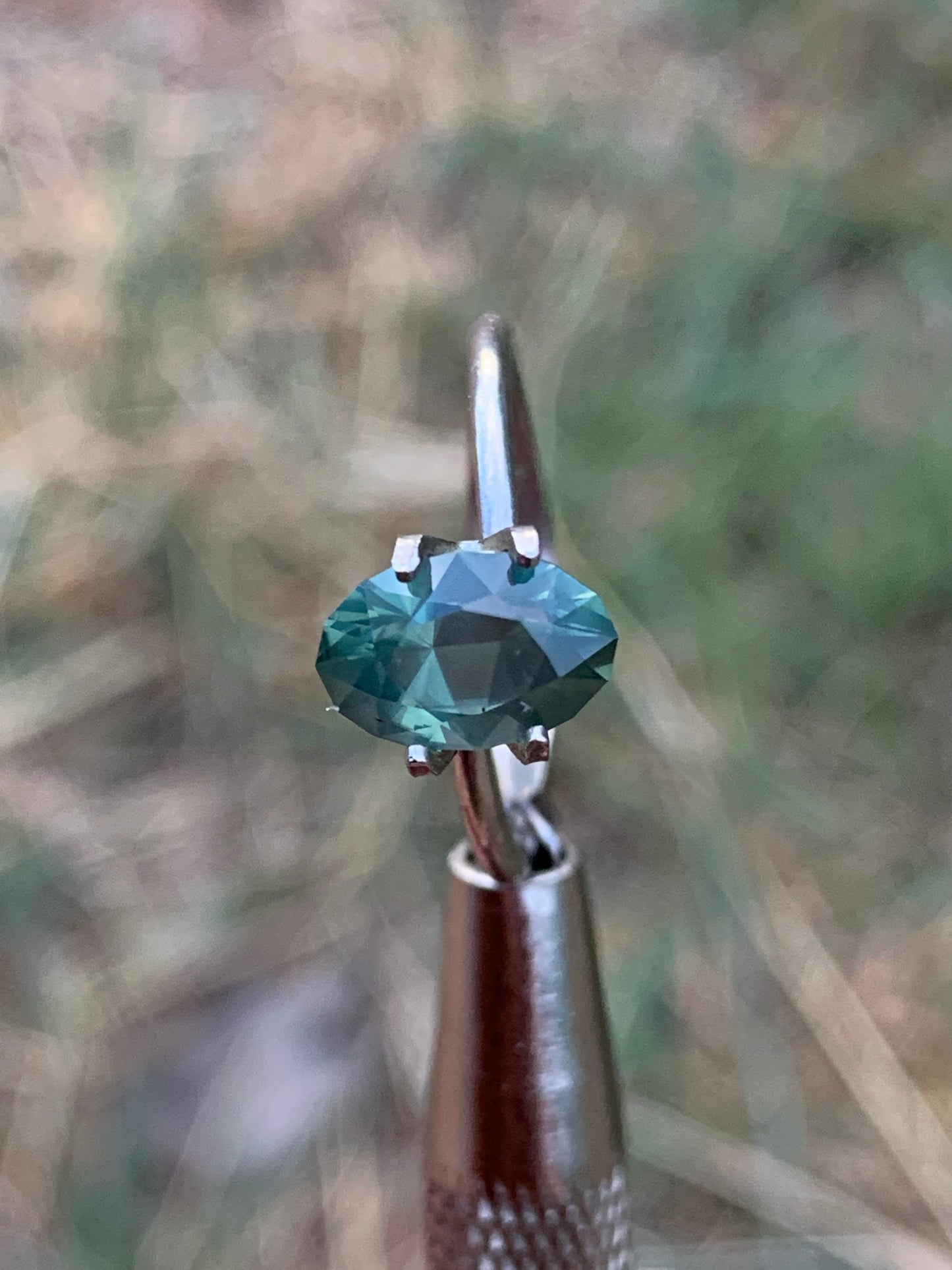 1.7ct Light Green Australian Sapphire