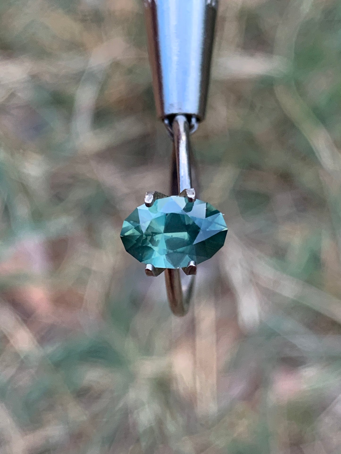 1.7ct Light Green Australian Sapphire