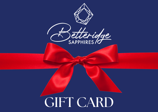 Betteridge Sapphires Gift Card ~ $100