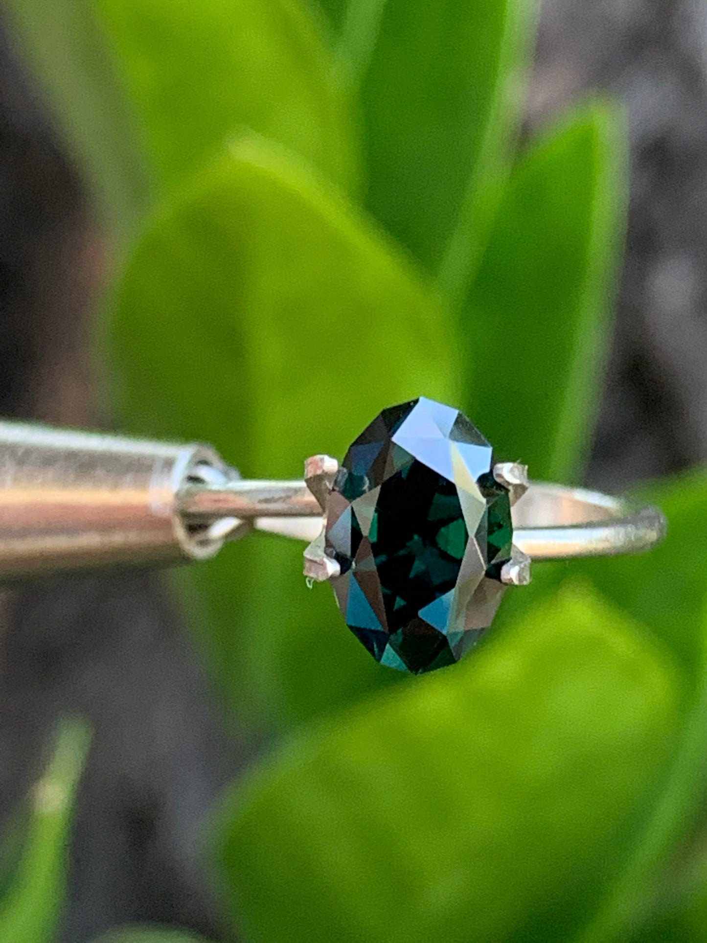 2.89ct Green Australian Sapphire