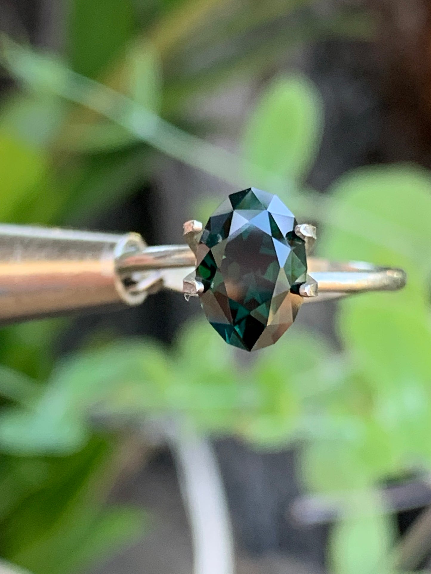 2.89ct Green Australian Sapphire