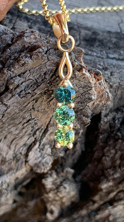 Multi-colour Australian Sapphire Necklace