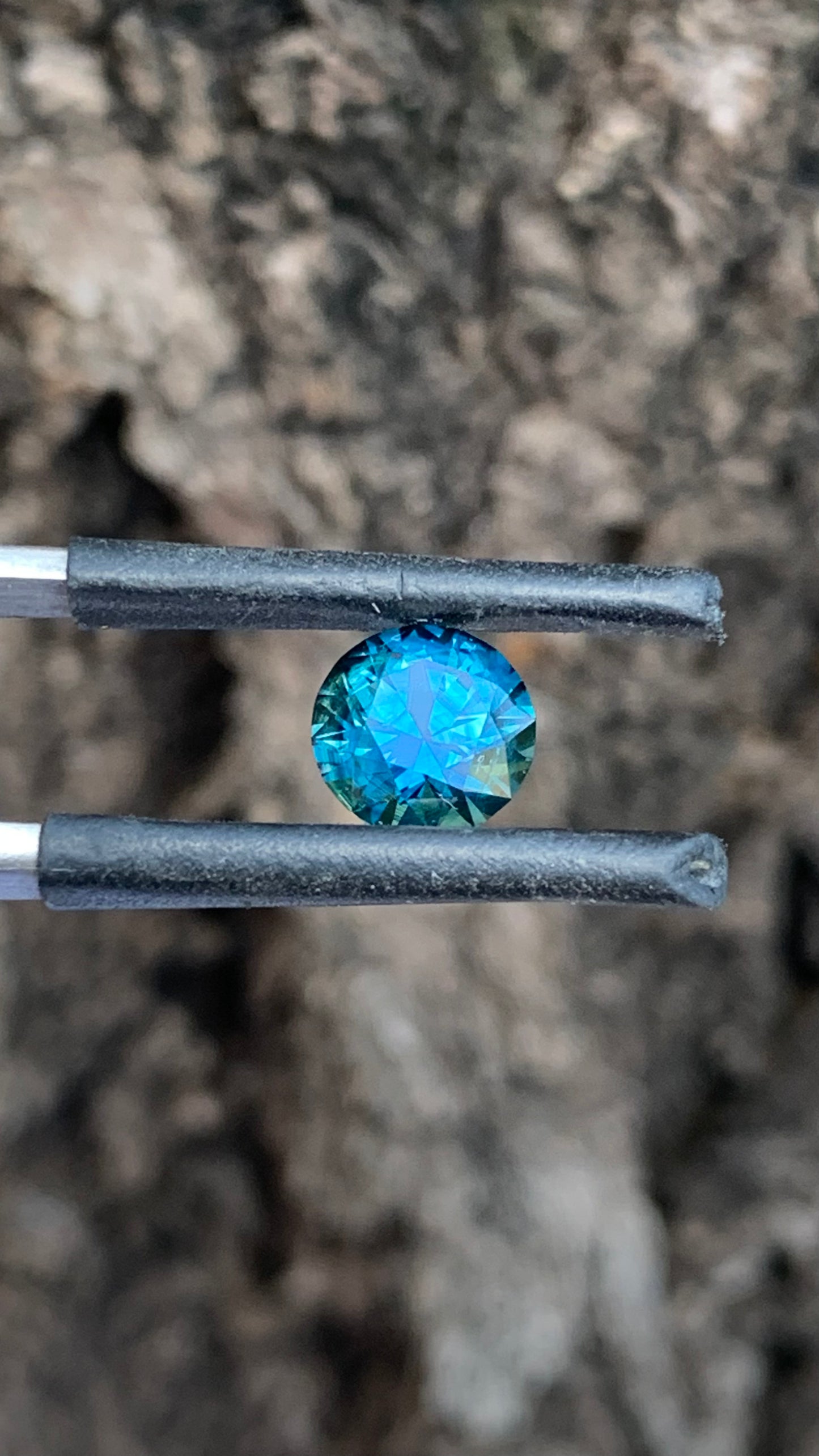 1.80ct Australian sapphire with beautiful deep blue colour