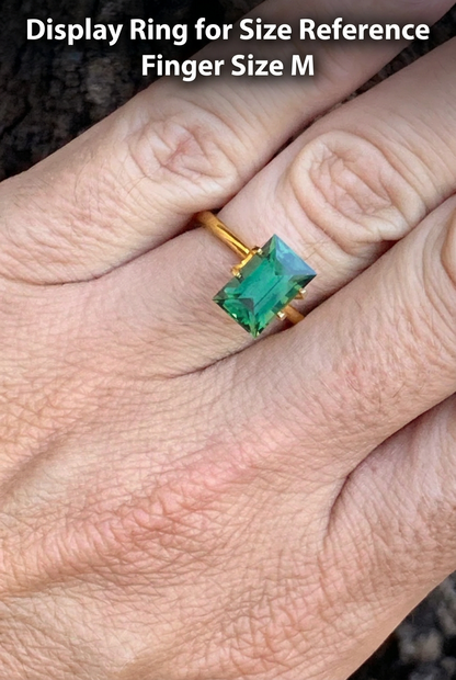 3.48ct Green Australian Sapphire
