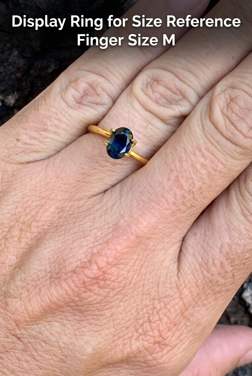 1.25ct Blue Australian Sapphire