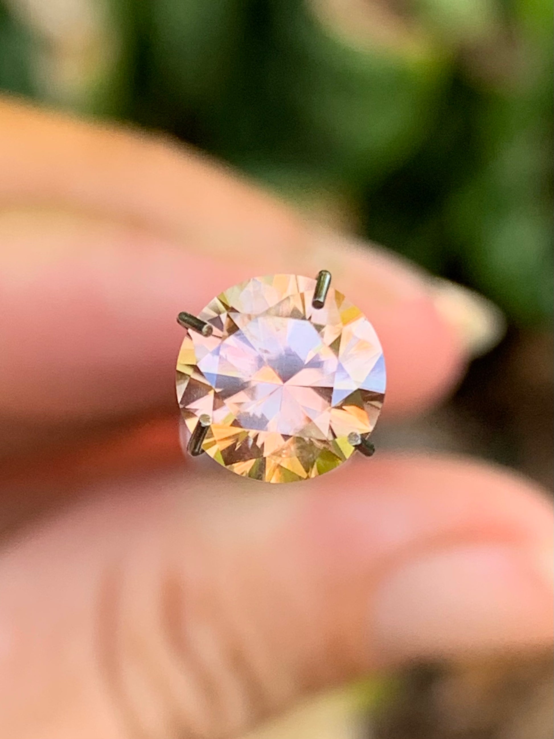 Peach Zircon