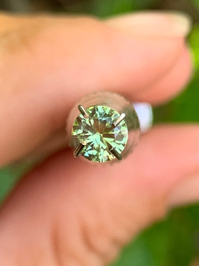 0.58ct Australian Yellow Parti Sapphire