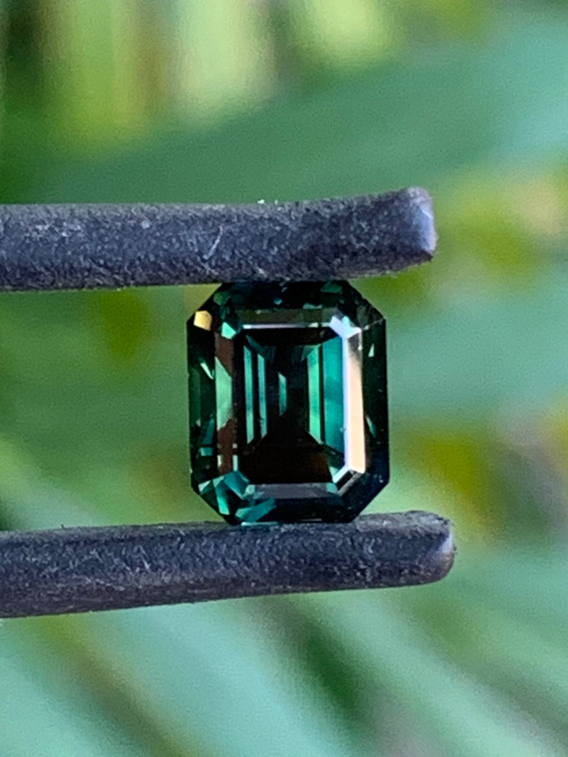 Teal Sapphire Ring