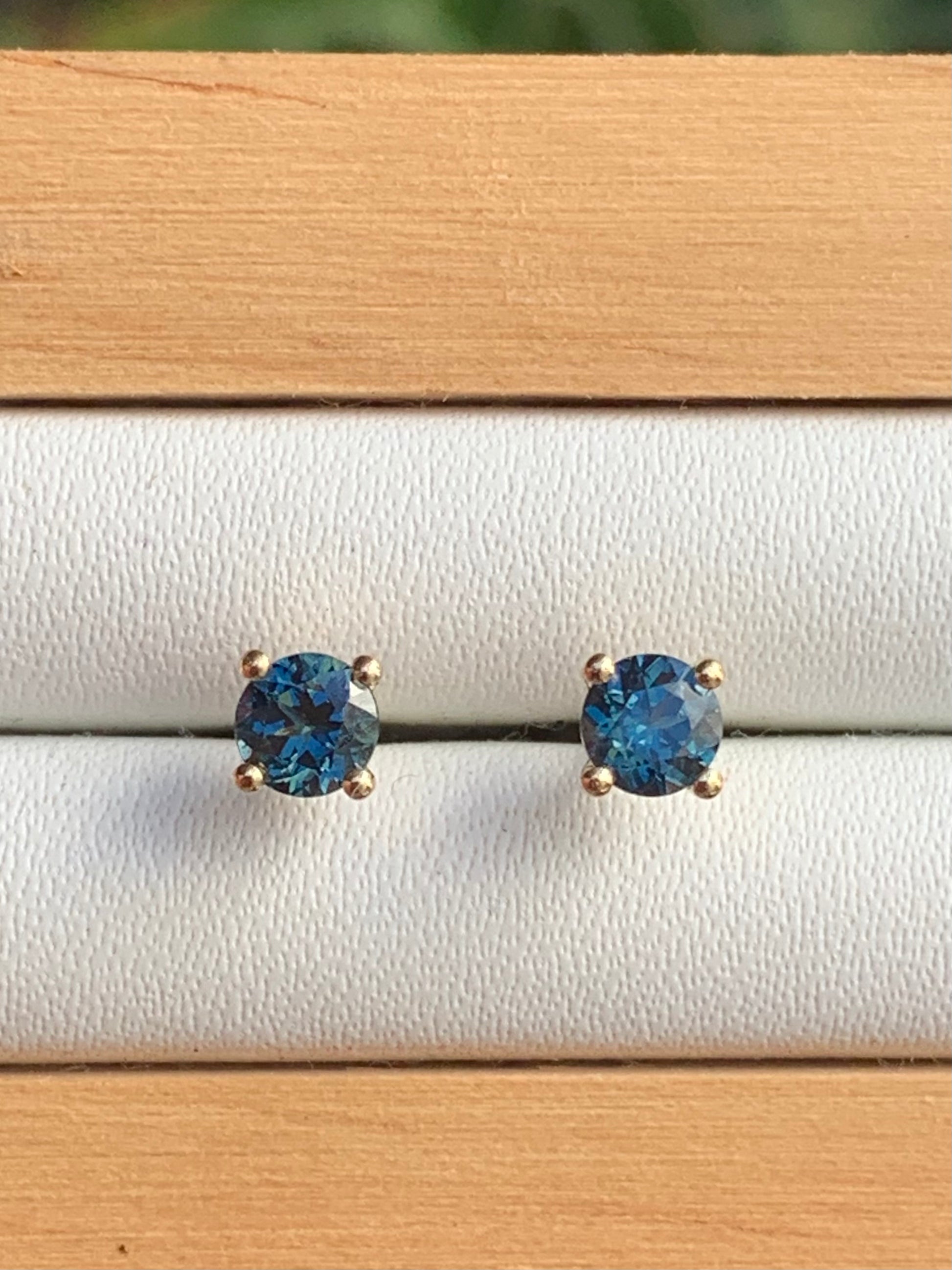 Australian Sapphire Earrings
