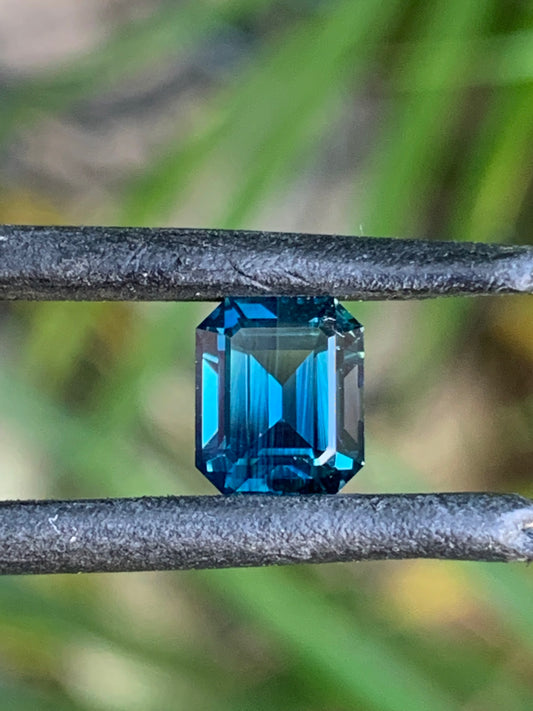 Unique blue sapphire