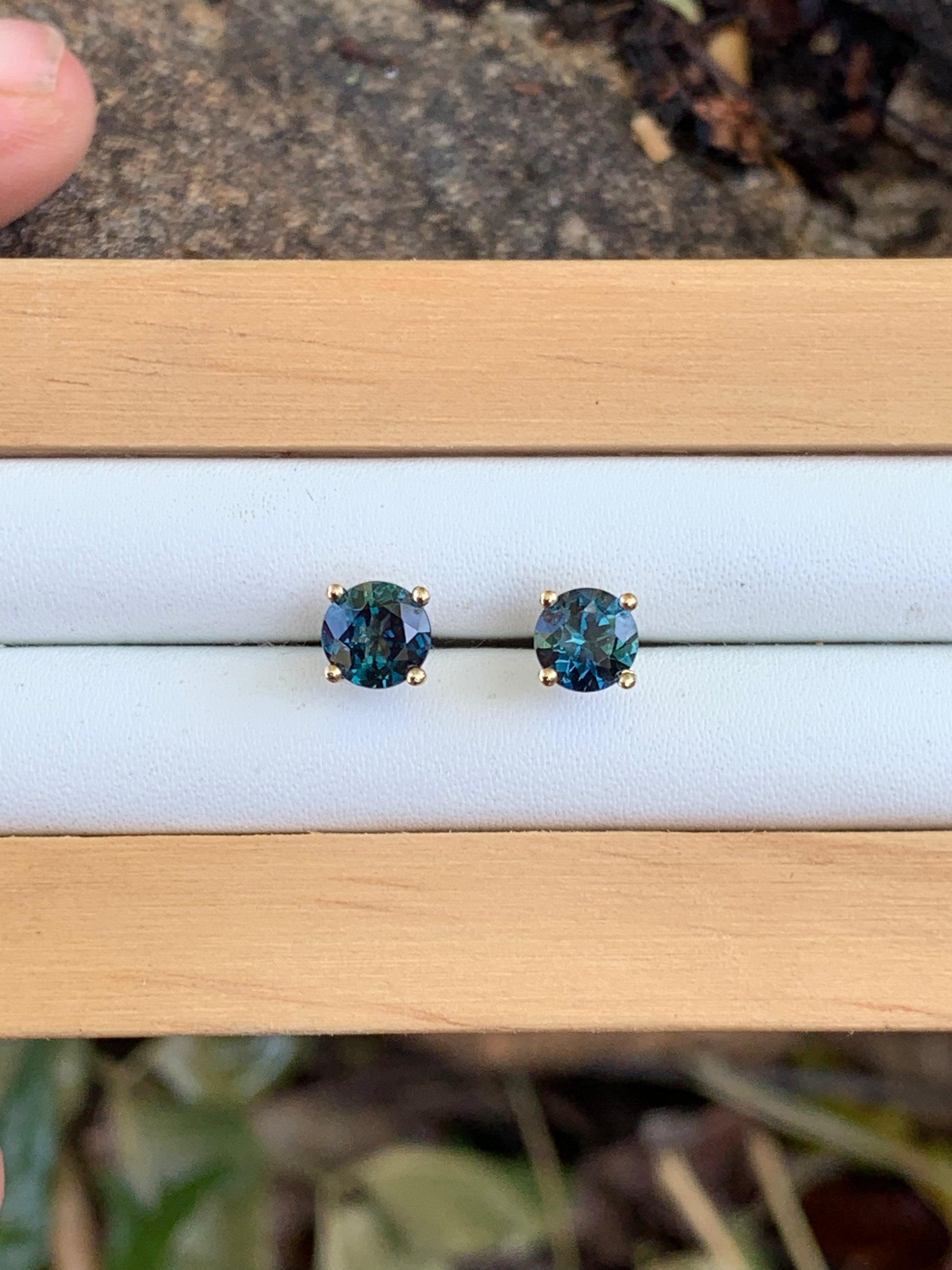 Australian Sapphire Earrings