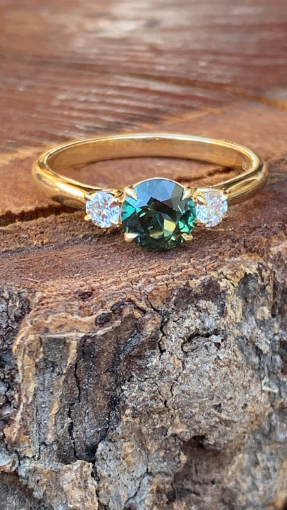 Australian Sapphire Engagement Ring