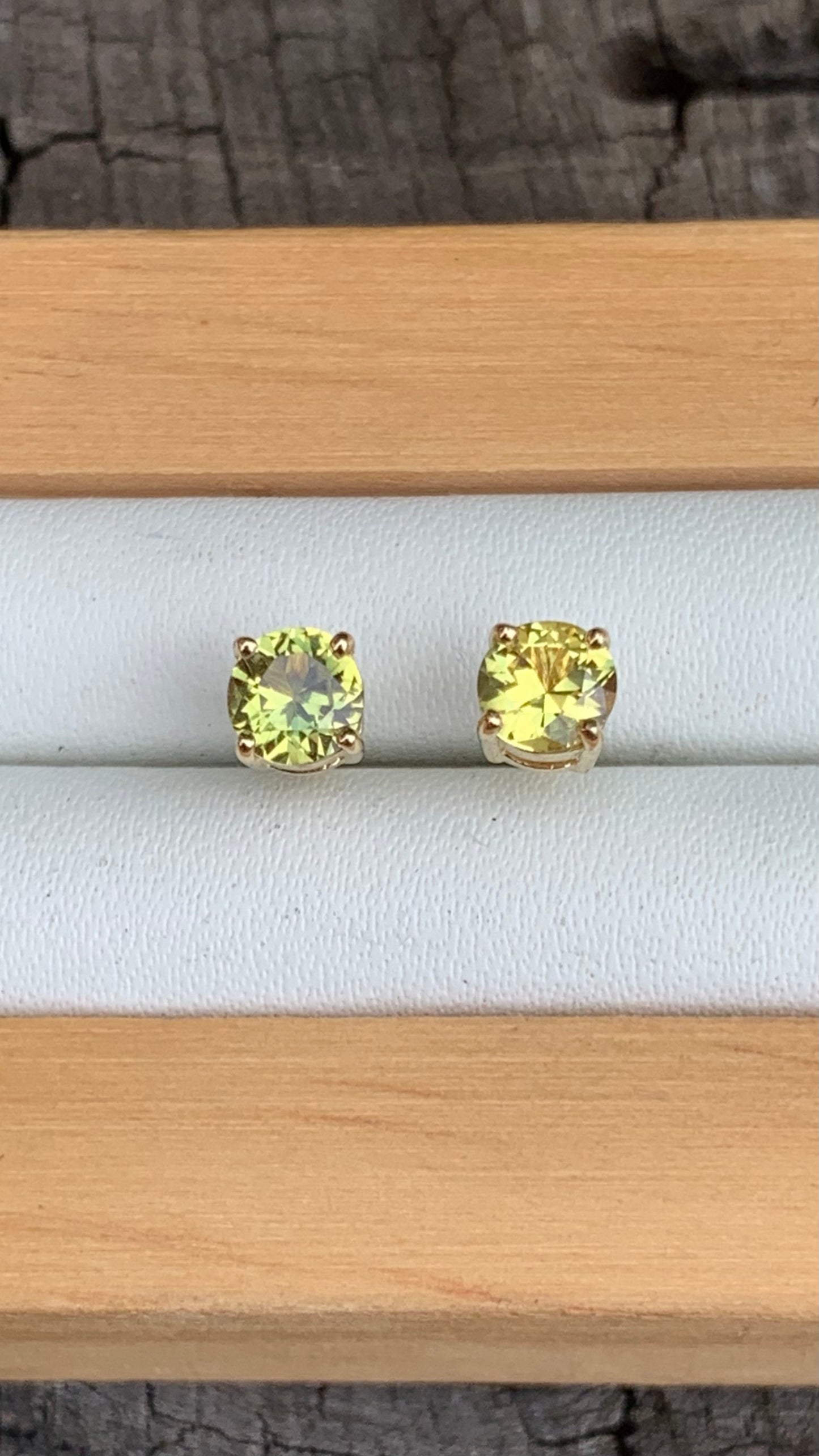 Yellow Sapphire Earrings