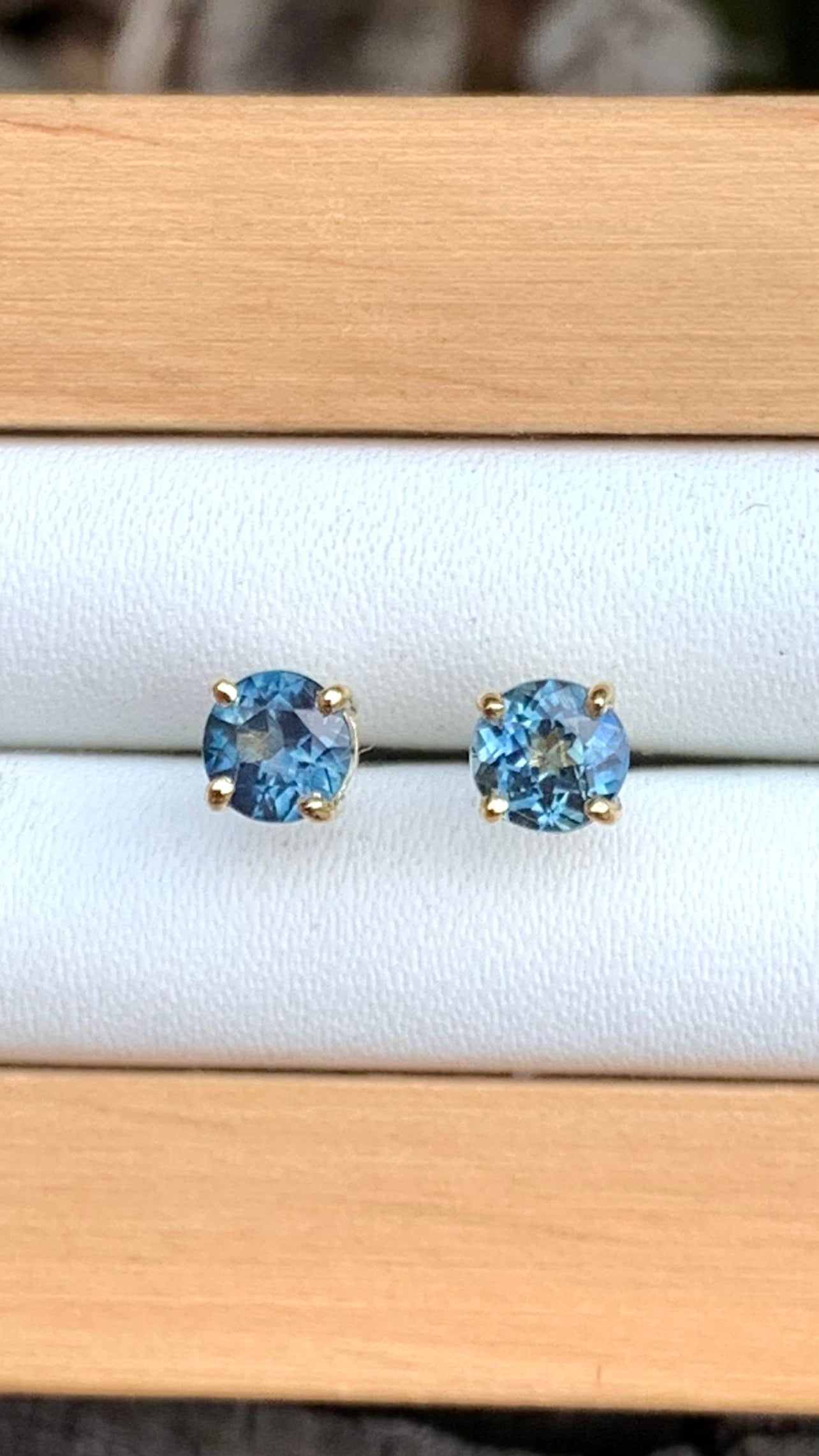 Australian Sapphire Studs