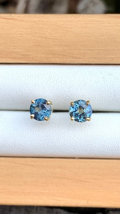 Australian Sapphire Studs