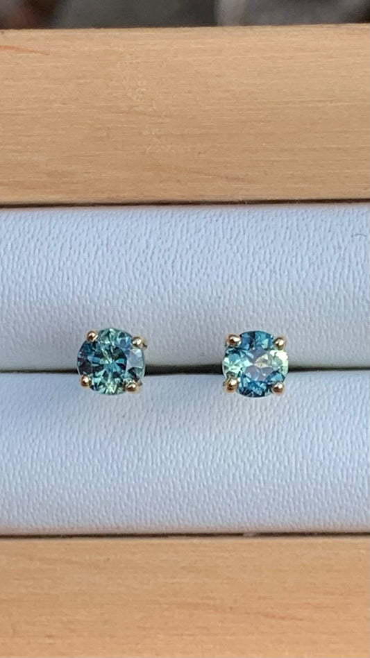 Parti Sapphire Studs