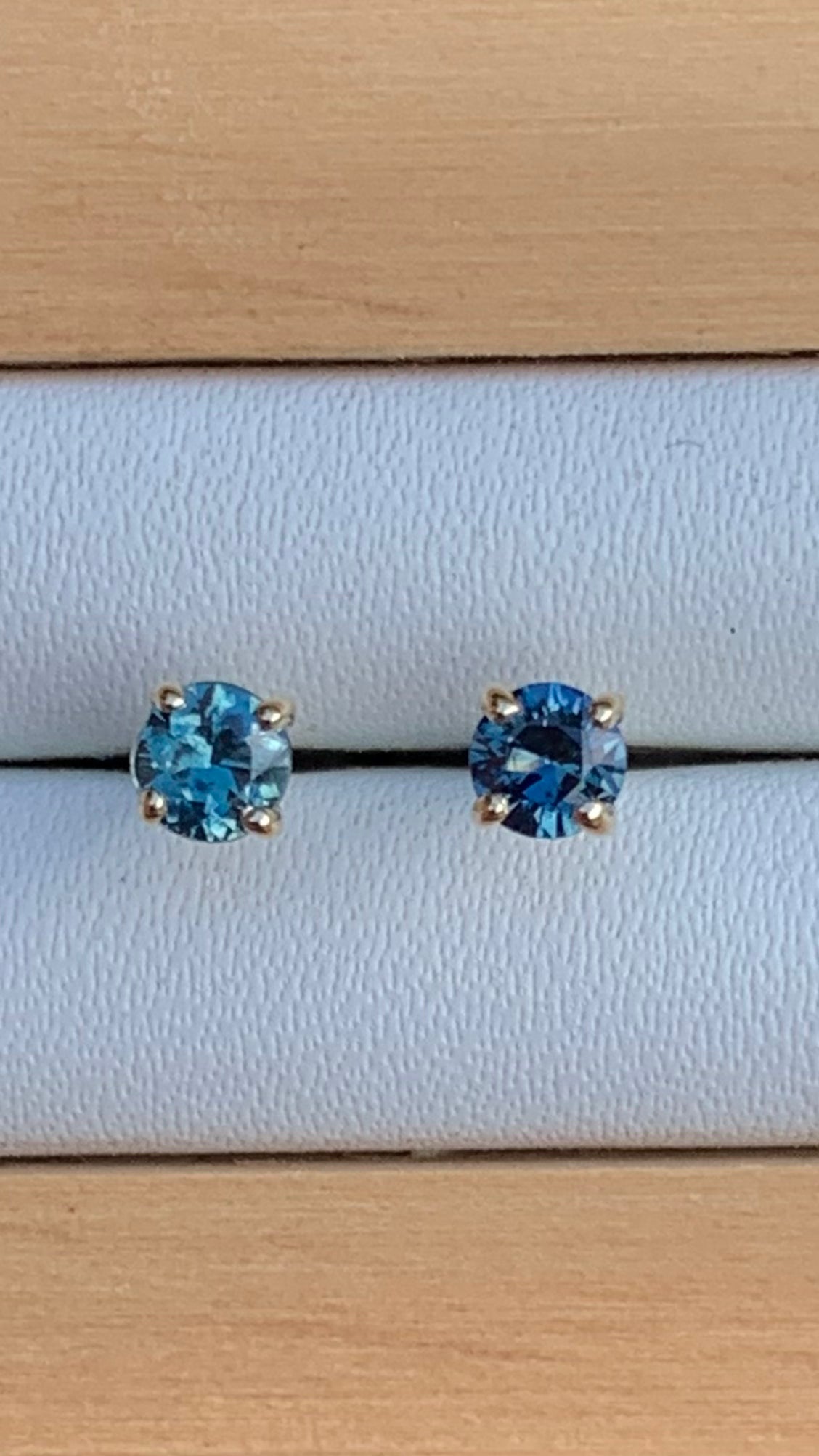 Australian Sapphire Studs