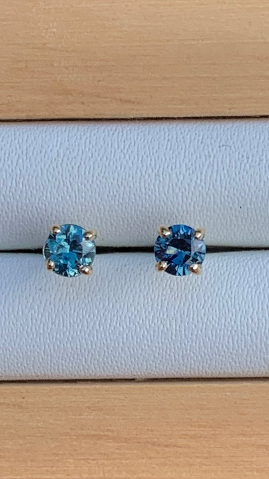Australian Sapphire Studs