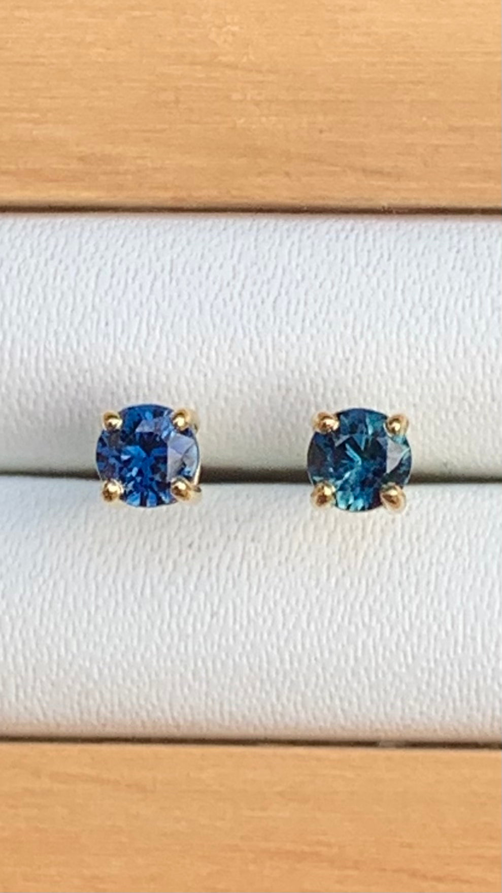 Australian Sapphire Studs