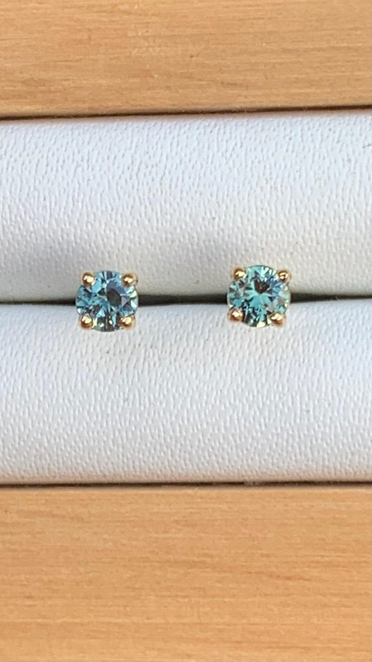 Australian Parti Sapphire Earrings