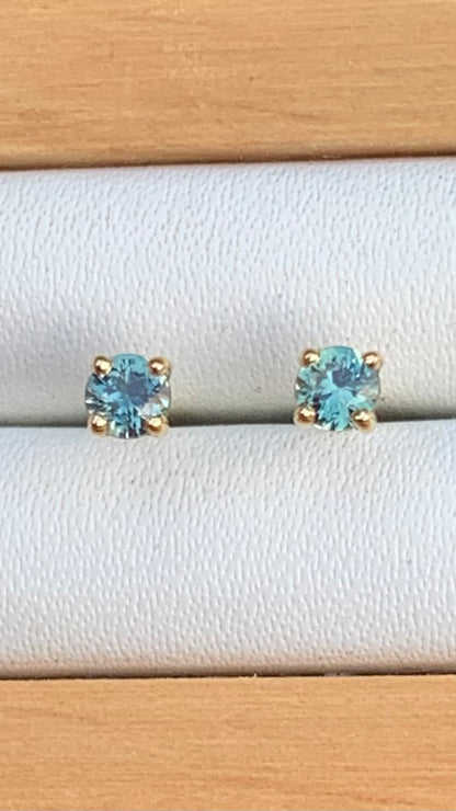 Gold Australian Parti Sapphire Jewellery
