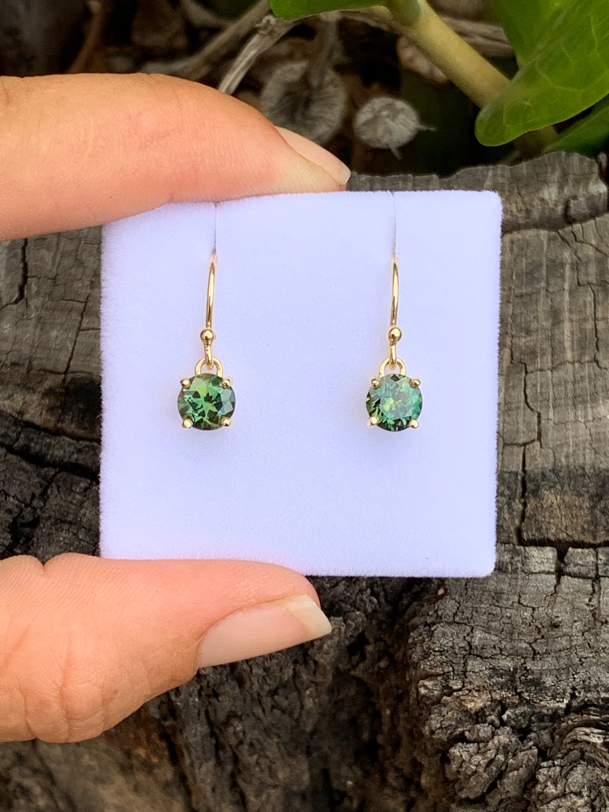 Parti Sapphire Drop Earrings