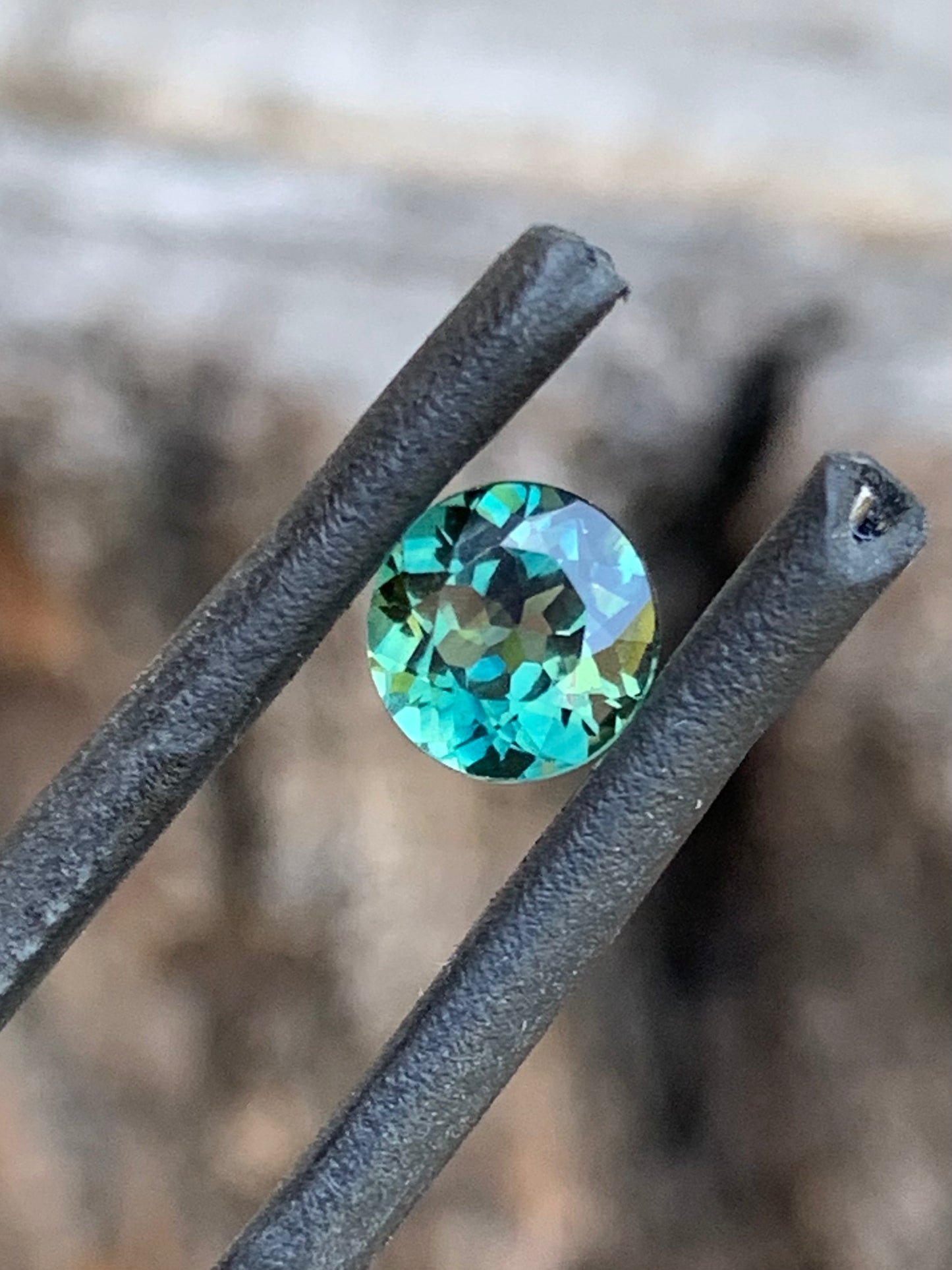 1.02ct Teal Australian Parti Sapphire