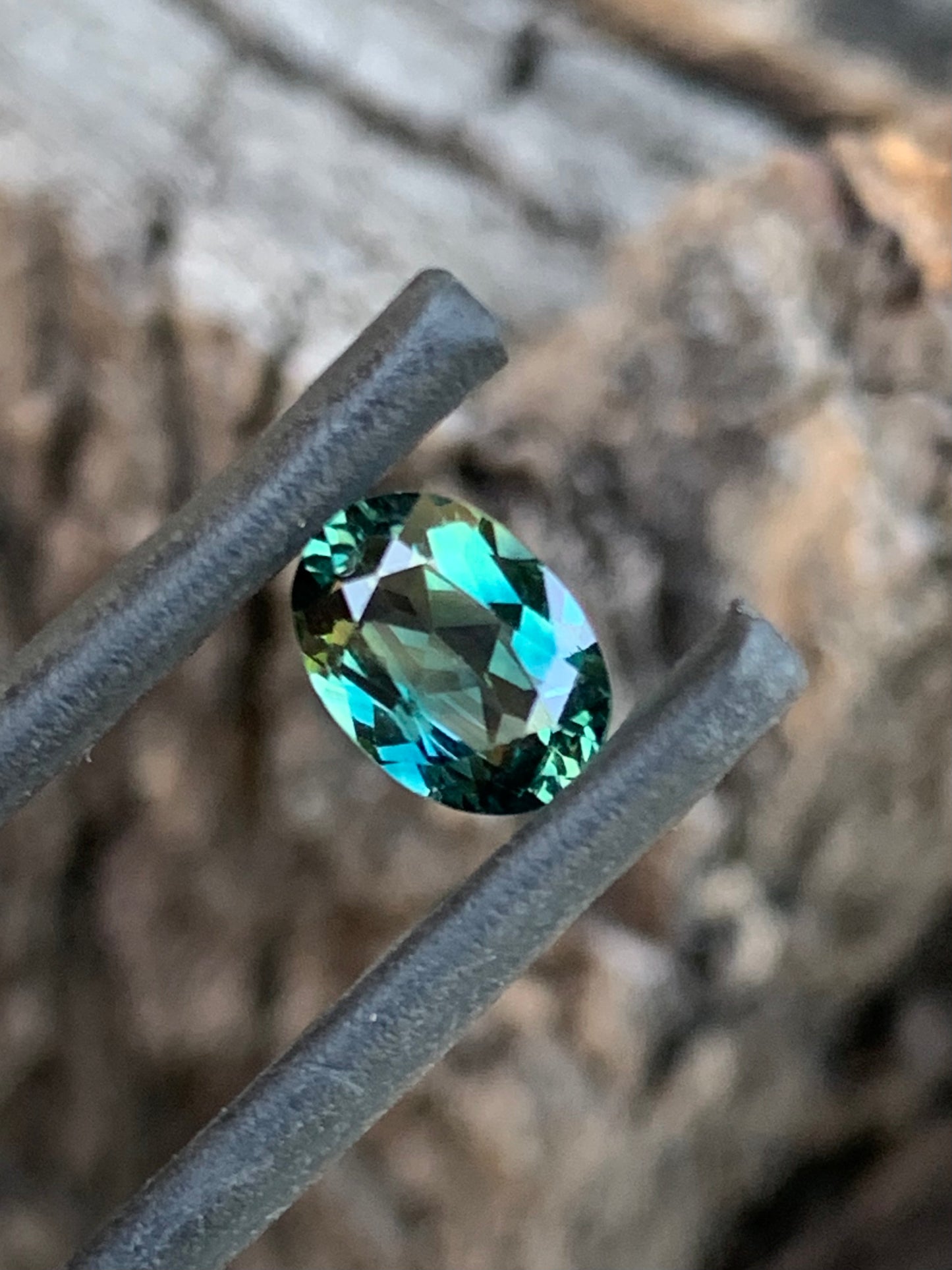 1.39ct Teal Australian Parti Sapphire
