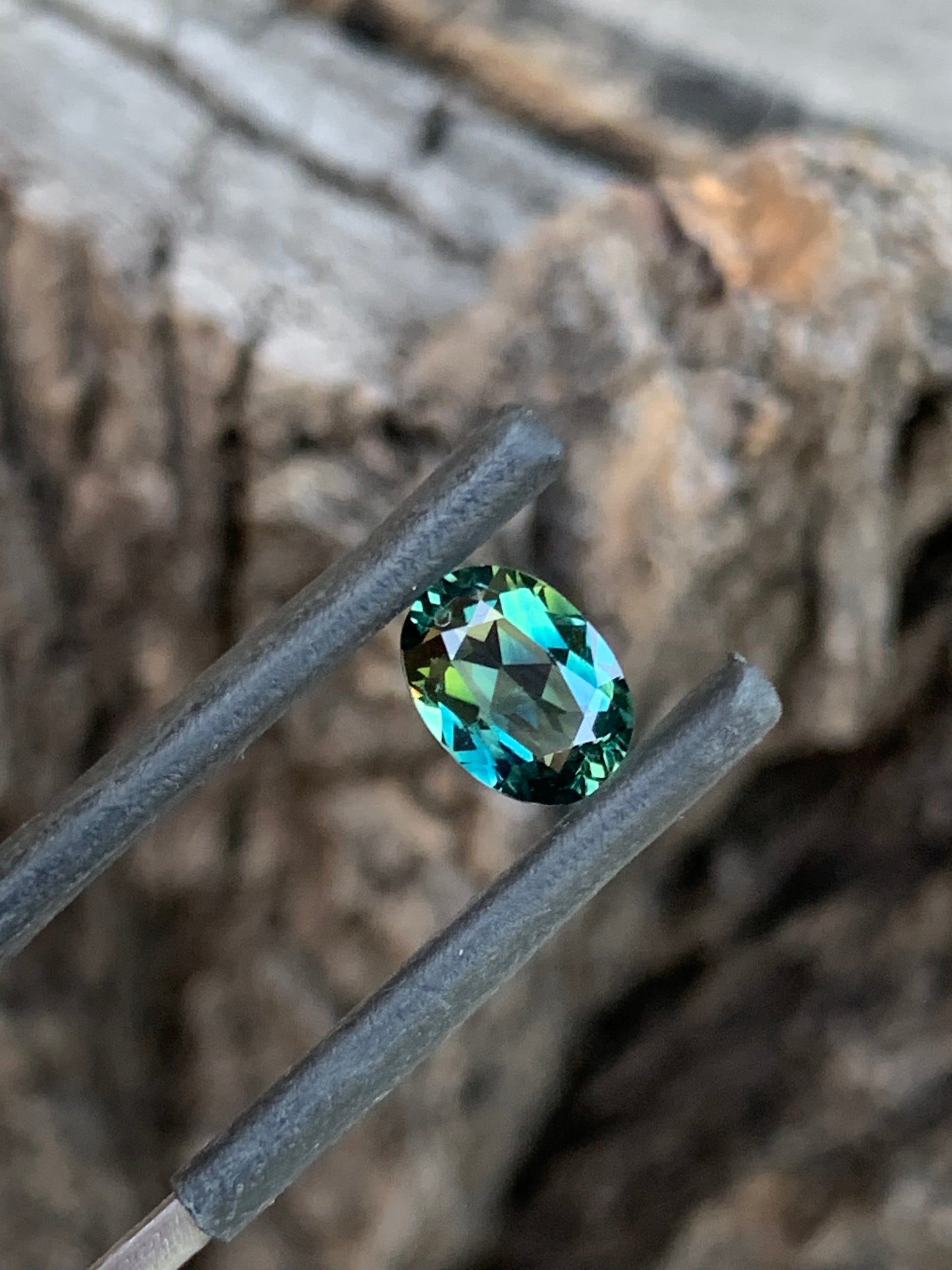 1.39ct Teal Australian Parti Sapphire