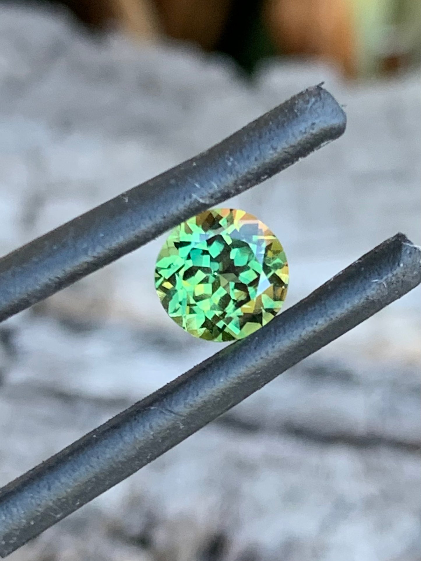 1.01ct Light Green Australian Sapphire