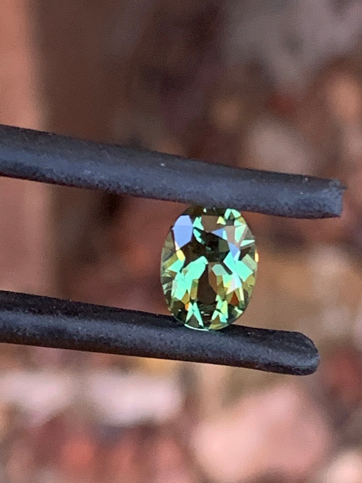 0.98t Green Australian Sapphire