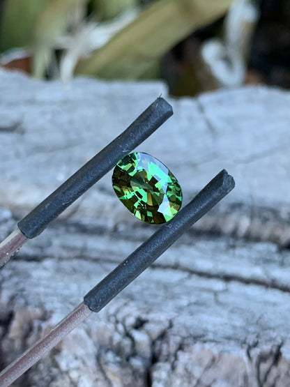 2.25ct Green Australian Sapphire